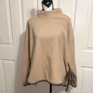 UNIQLO X WHITE MOUNTAINEERING Fleece Oversized Mock Neck Pullover Shirt